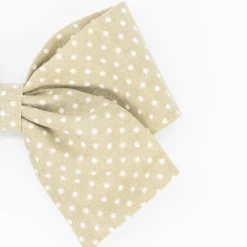 Lazo clásico beige topos