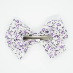 Lazo clásico flores malva
