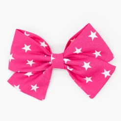 Lazo clásico fucsia estrellas