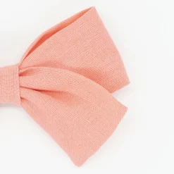 Lazo clásico light coral lino