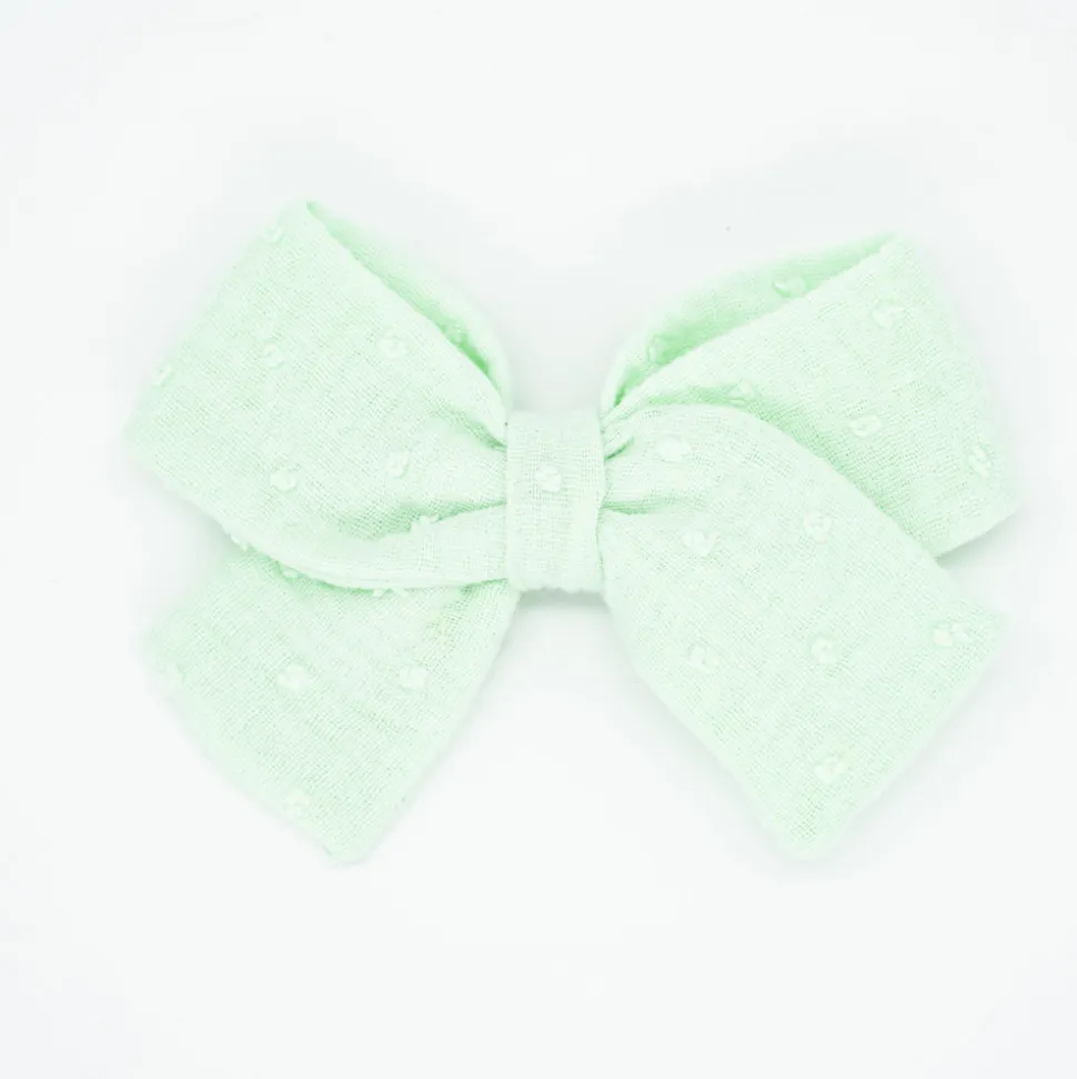 Lazo clásico verde mint plumeti