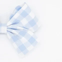 Lazo clásico vichy azul celeste