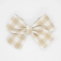 Lazo clásico vichy beige