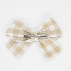 Lazo clásico vichy beige