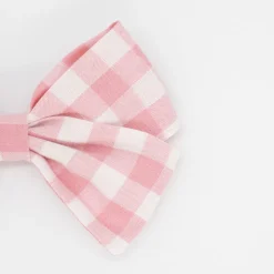 Lazo clásico vichy rosa
