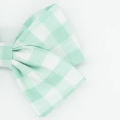 Lazo clásico vichy verde mint