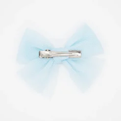 Lazo de tul azul celeste