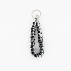 Llavero pulsera scrunchie vichy