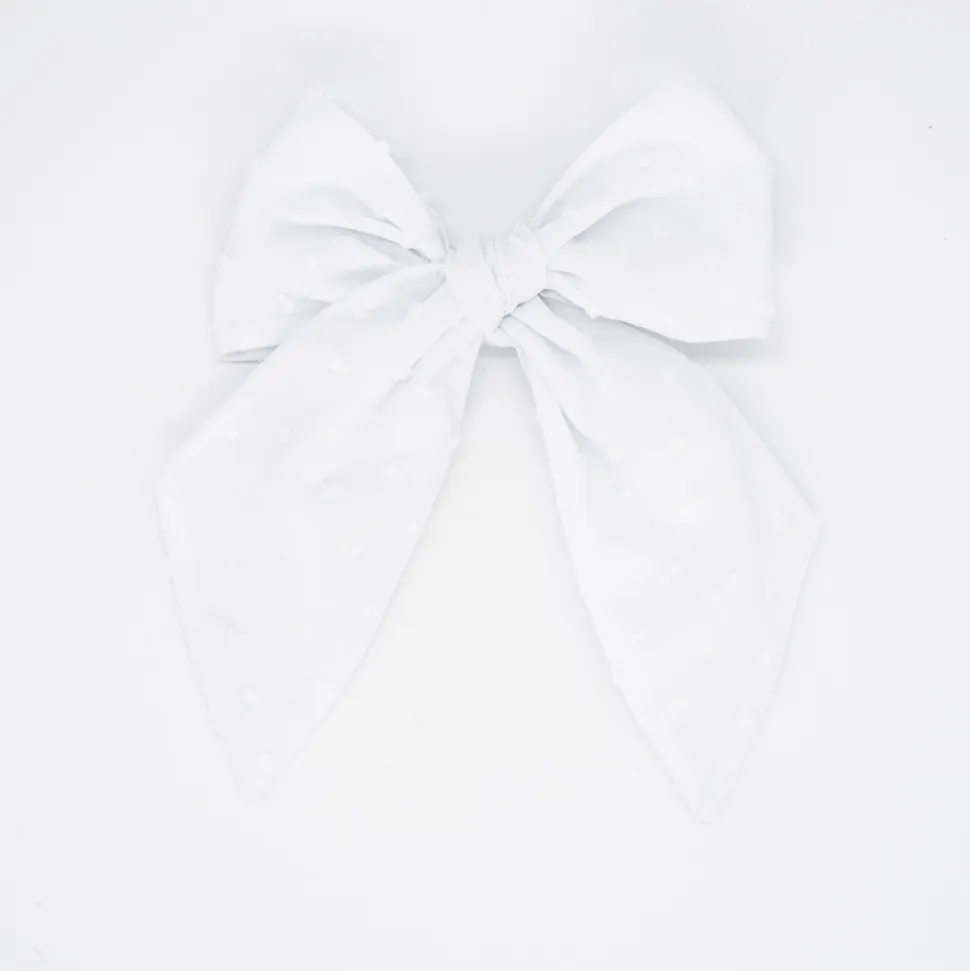 Maxi lazo blanco plumeti