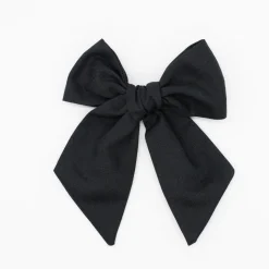 Maxi lazo negro lino