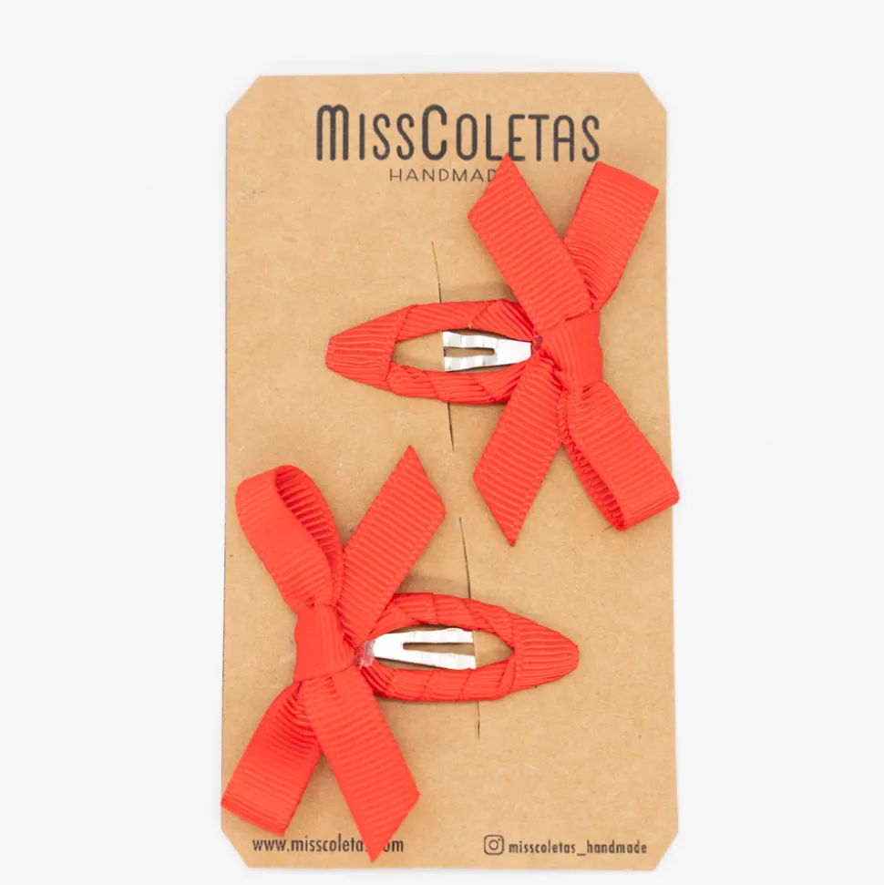 Pack Clip mini lacito rojo