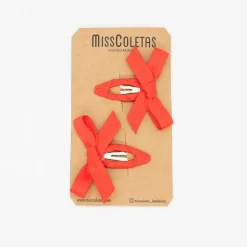 Pack Clip mini lacito rojo