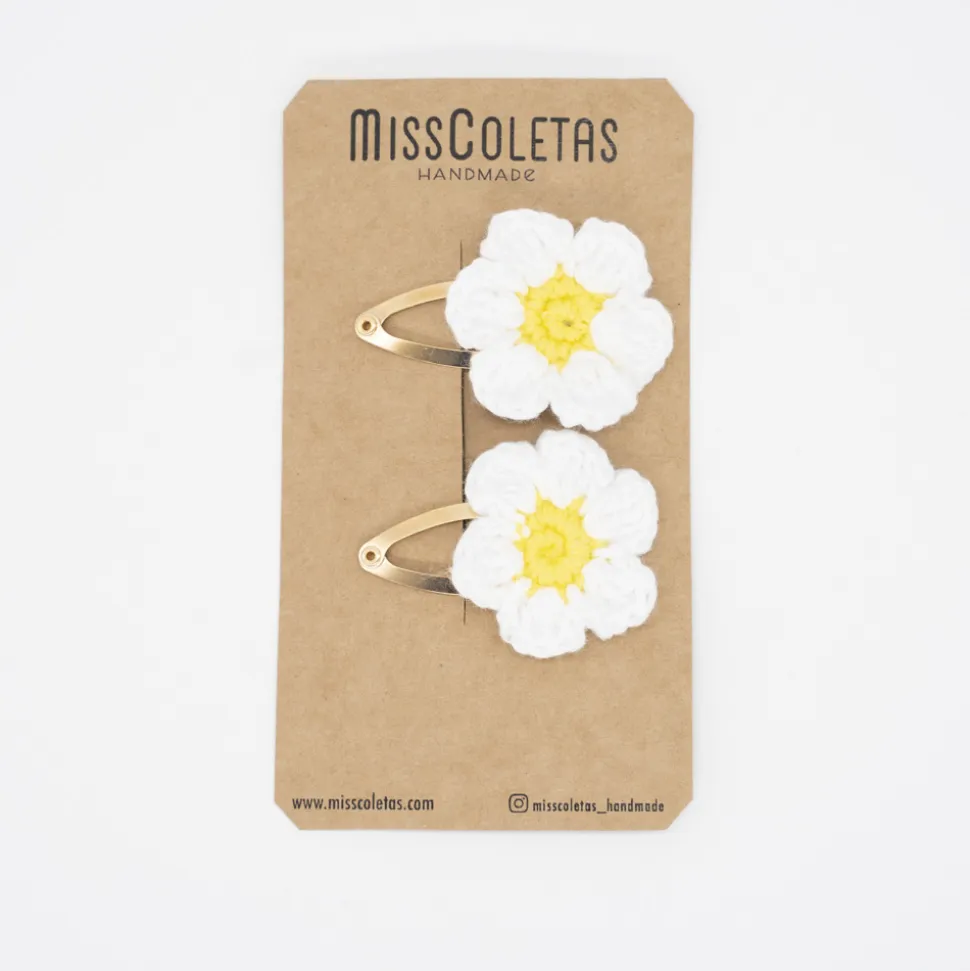Pack clips margaritas crochet