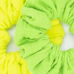 Pack coleteros scrunchies flúor