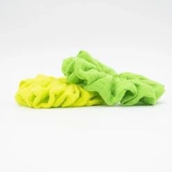 Pack coleteros scrunchies flúor