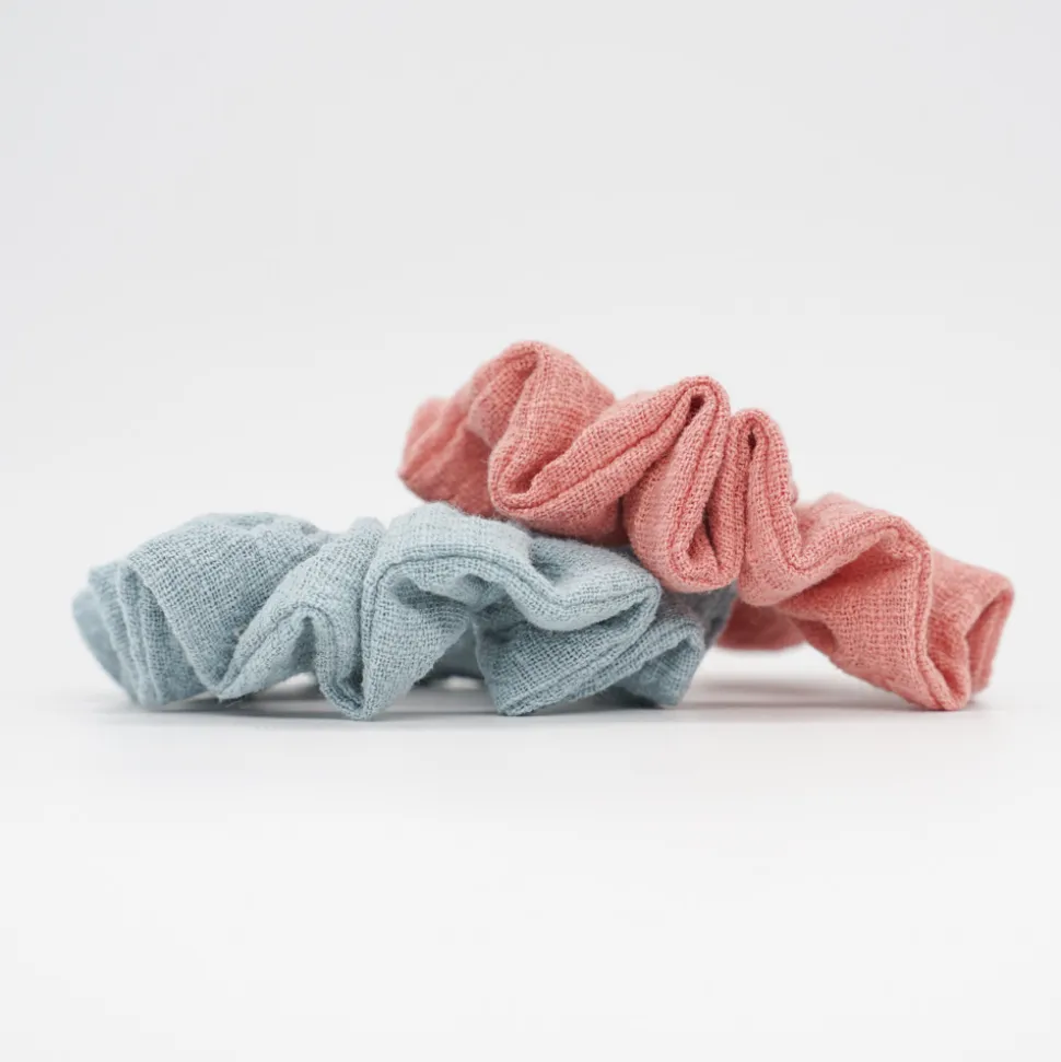 Pack coleteros scrunchies rústicos