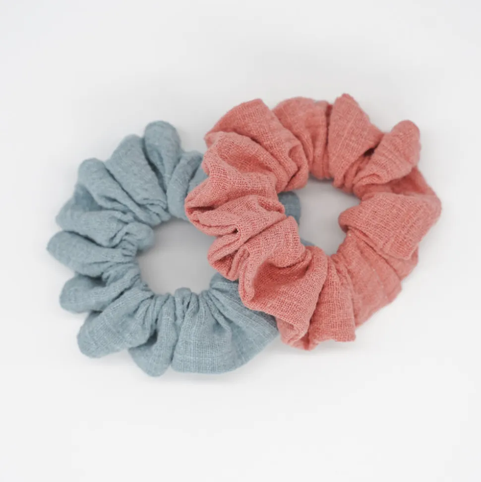 Pack coleteros scrunchies rústicos