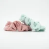 Pack coleteros scrunchies topos oro