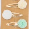 Pack de 3 Clips Pompón