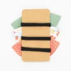 Pack de 3 coleteros lazo flores Liah