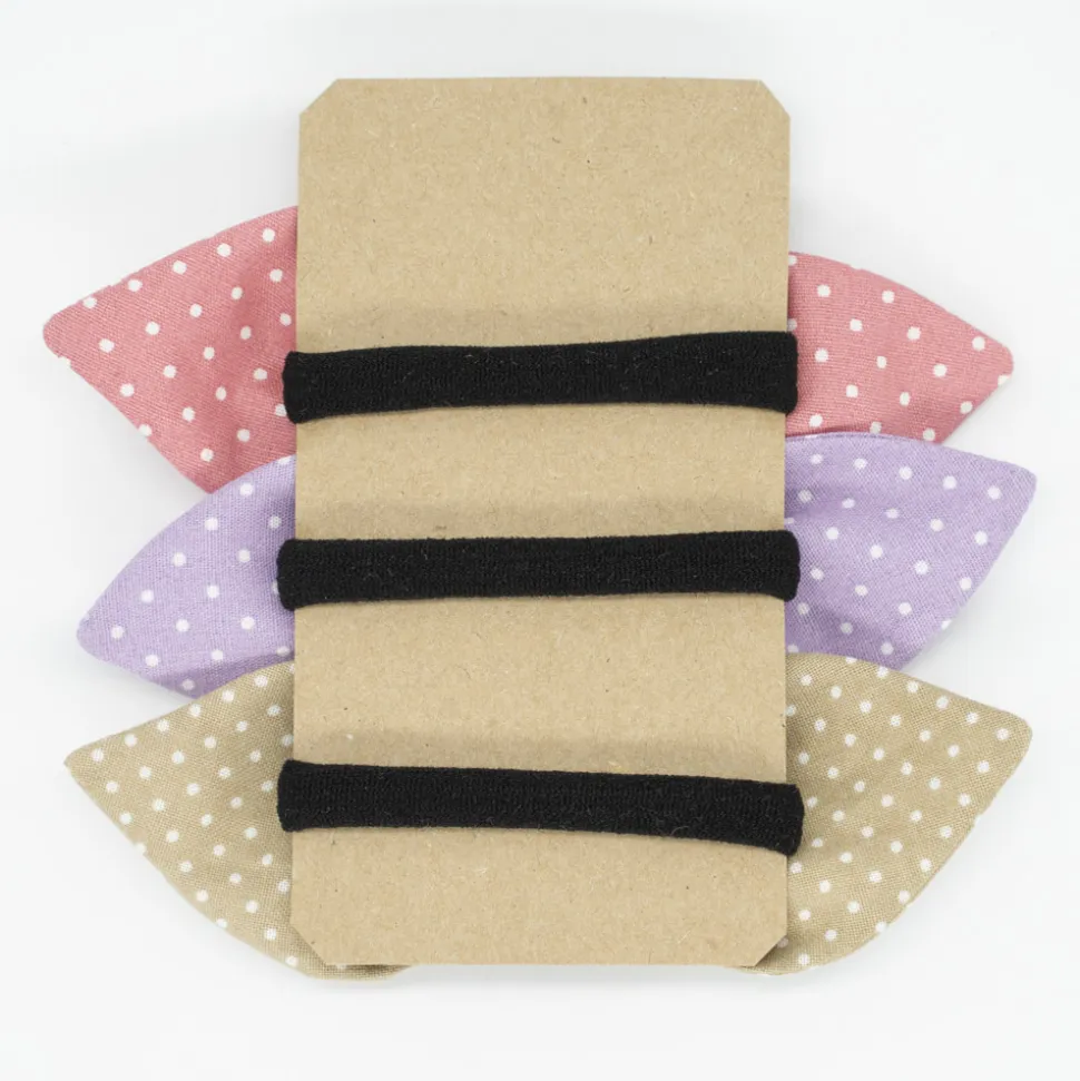 Pack de 3 coleteros lazo topos sweet