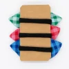 Pack de 3 coleteros lazo vichy bicolor