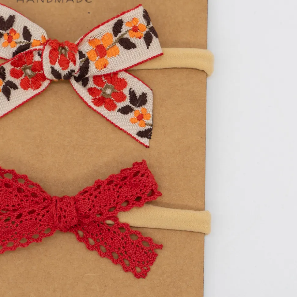 Pack de 2 Diademas bebé floral