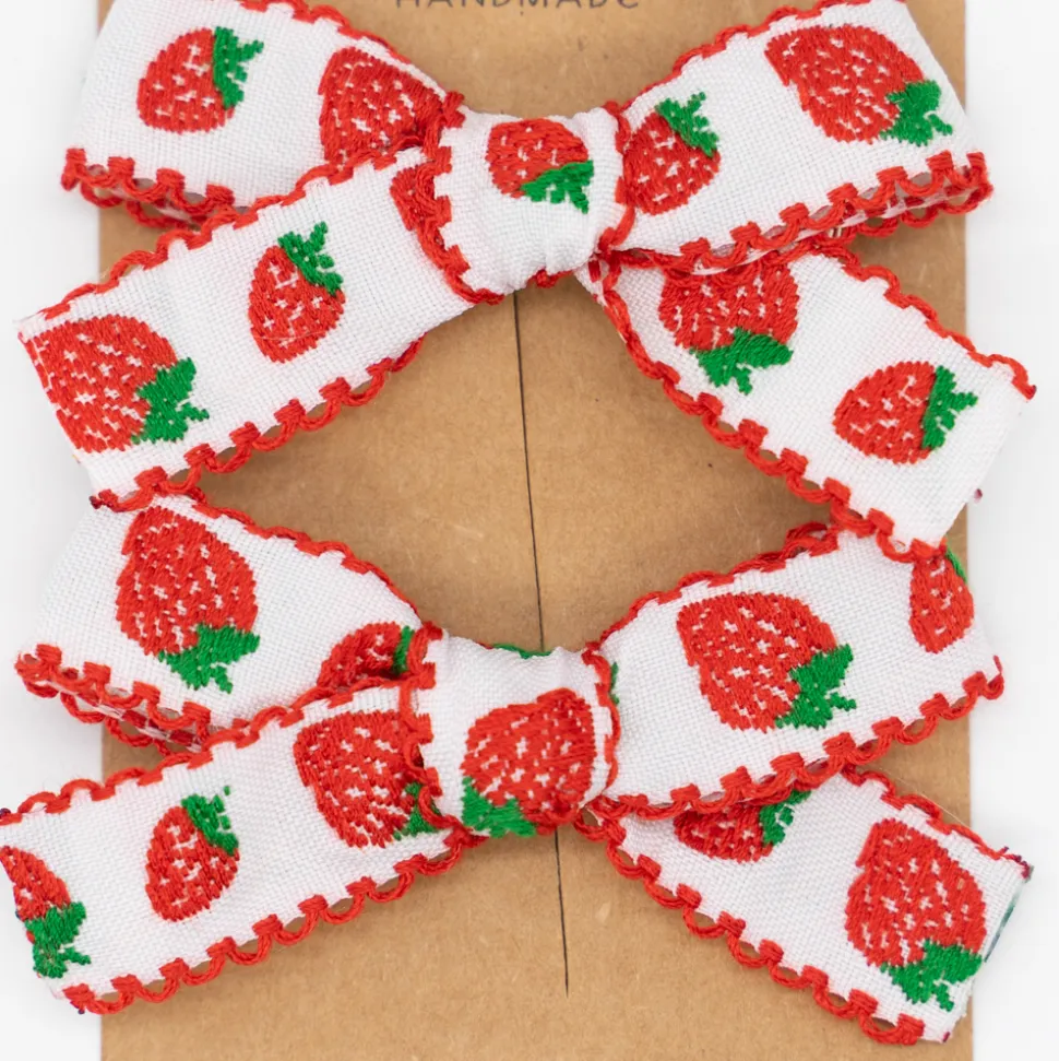 Pack de 2 lazos fresas
