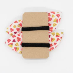 Pack de 2 minicoleteros lazo estampado