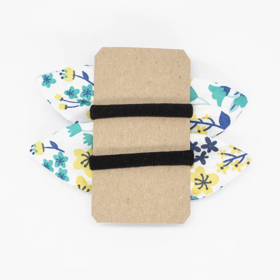 Pack de 2 minicoleteros lazo flores colores
