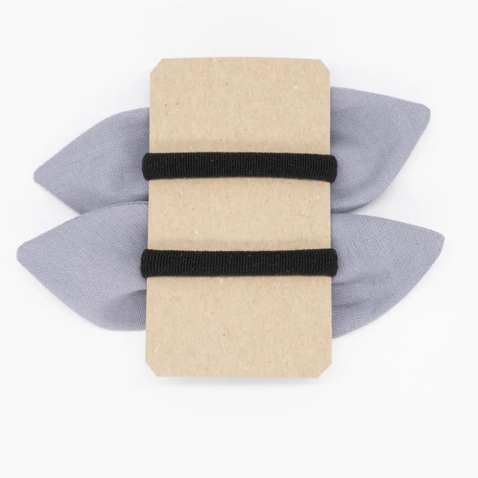 Pack de 2 minicoleteros lazo gris