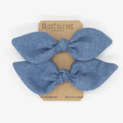 Pack de 2 minicoleteros lazo jean