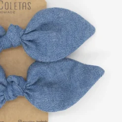 Pack de 2 minicoleteros lazo jean