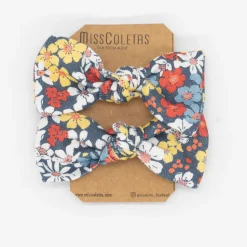 Pack de 2 minicoleteros lazo marino floral