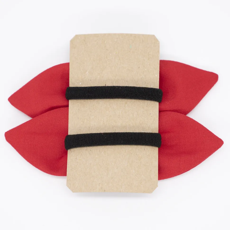 Pack de 2 minicoleteros lazo rojo