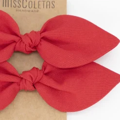 Pack de 2 minicoleteros lazo rojo