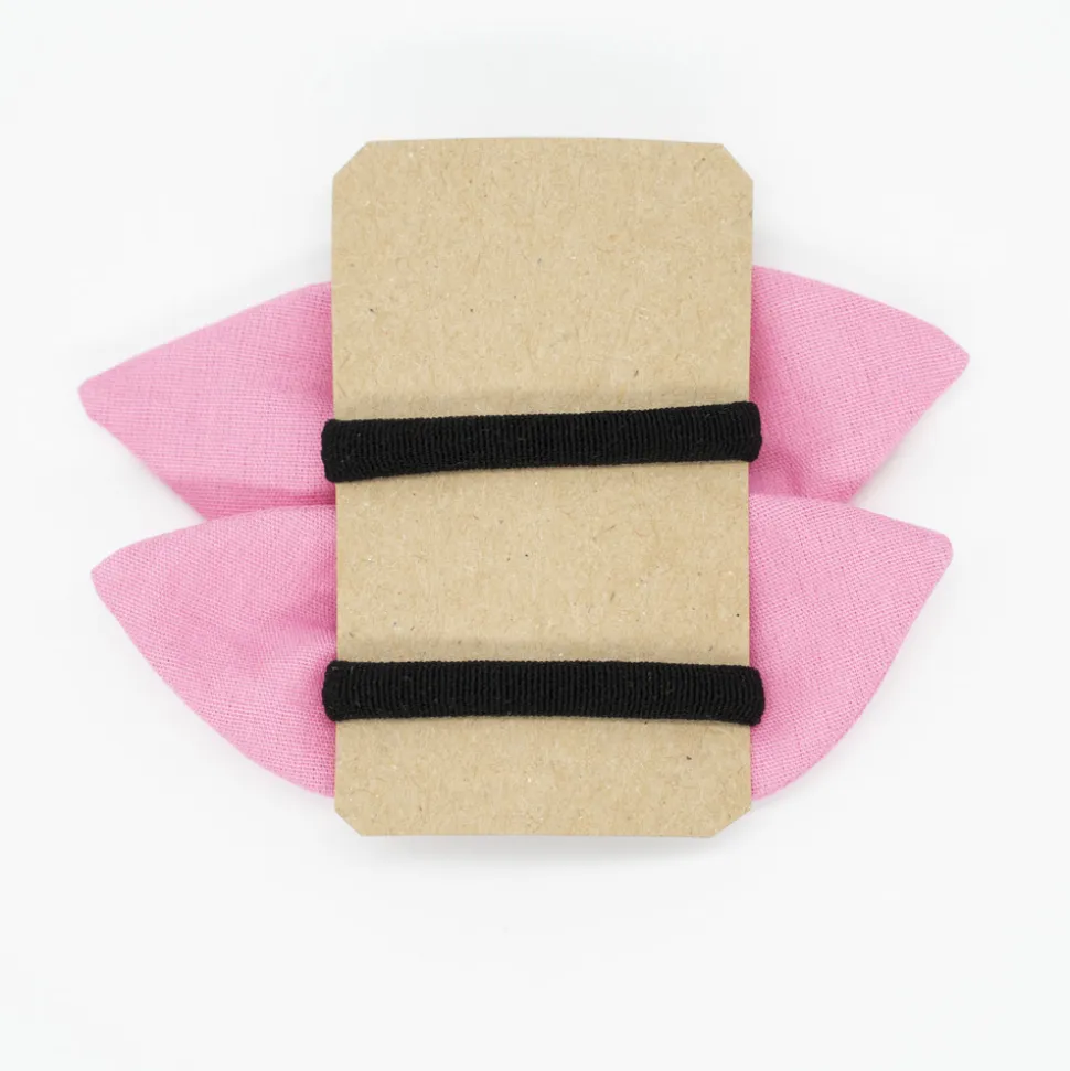 Pack de 2 minicoleteros lazo rosa chicle