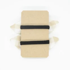 Pack de 2 minicoleteros lazo vichy beige
