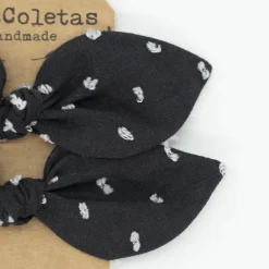 Pack de 2 minicoleteros negro plumeti