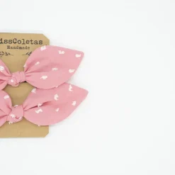 Pack de 2 minicoleteros rosa plumeti