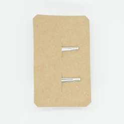 Pack de 2 pincitas pompón blanco