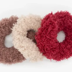 Pack de 3 scrunchies peluche