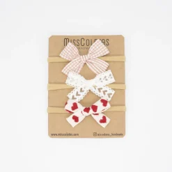 Pack diademas bebé lazo love