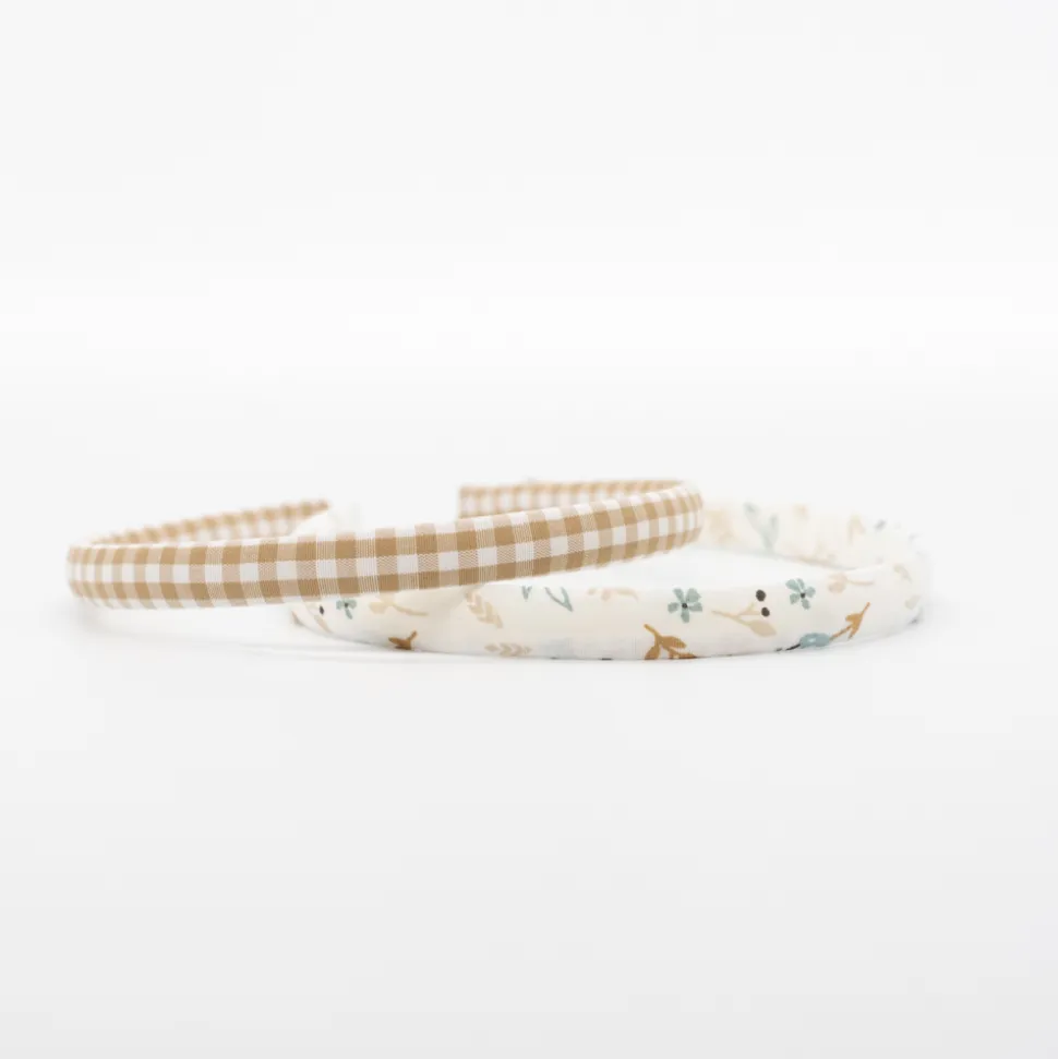 Pack diademas flores cotton