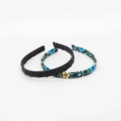 Pack diademas planas floral y negro