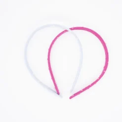 Pack diademas plumeti fucsia