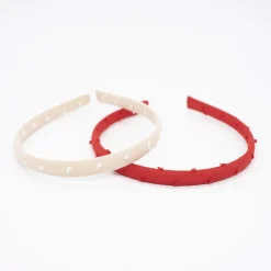 Pack diademas plumeti rojo