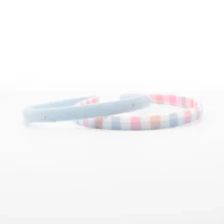 Pack diademas topos y vichy tricolor
