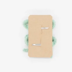 Pack lazo cordón crochet verde agua