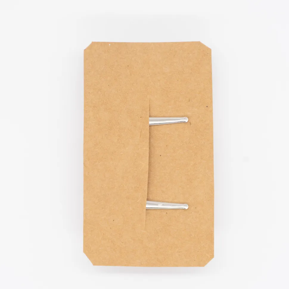 Pack pinza flores blancas de tul mini